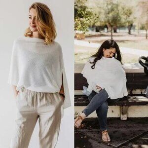We Are Amma Cocoon Ivory Nursing Cover Up